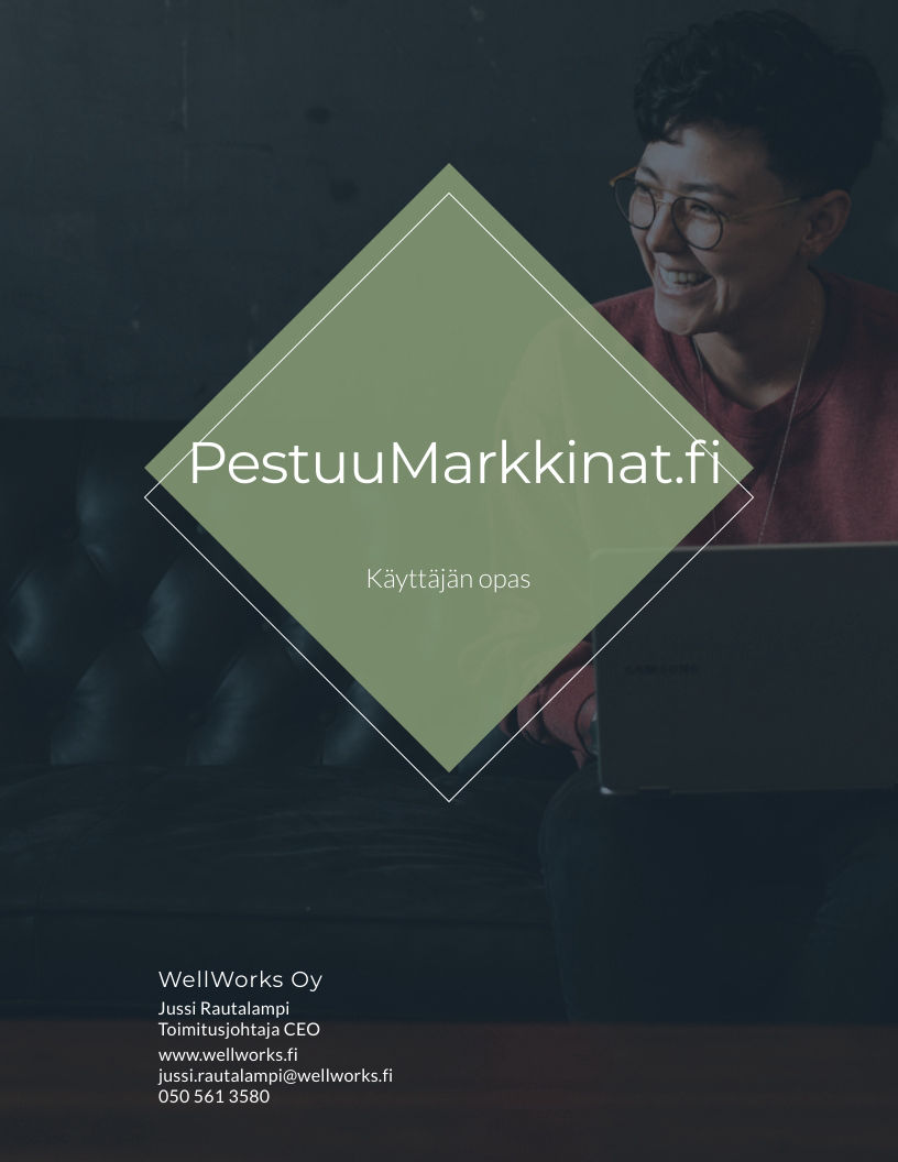 PestuuMarkkinat.fi-palvelun käyttöopas kansi